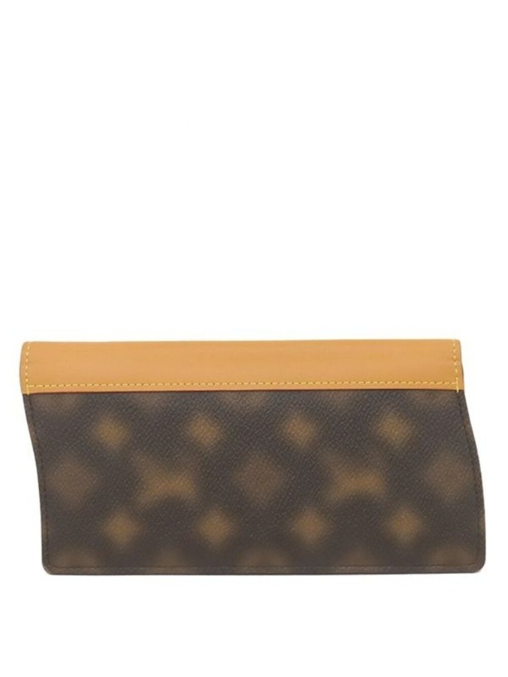 Louis Vuitton Wallet Portefeuille Brazza Monogram Canvas This Is Not Gold Brown
